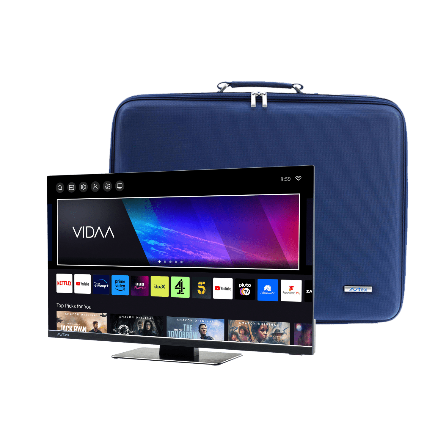 Avtex AV215TS 21.5 Smart HD TV Bundle